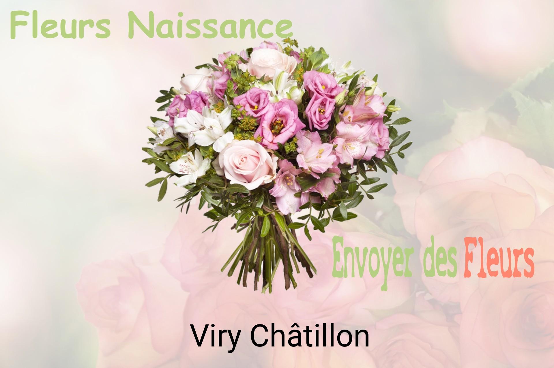 Bouquet de fleurs de naissance livré à Viry-Châtillon